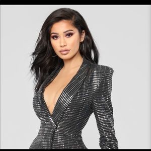 Dying To Know My Name Dress - Silver
